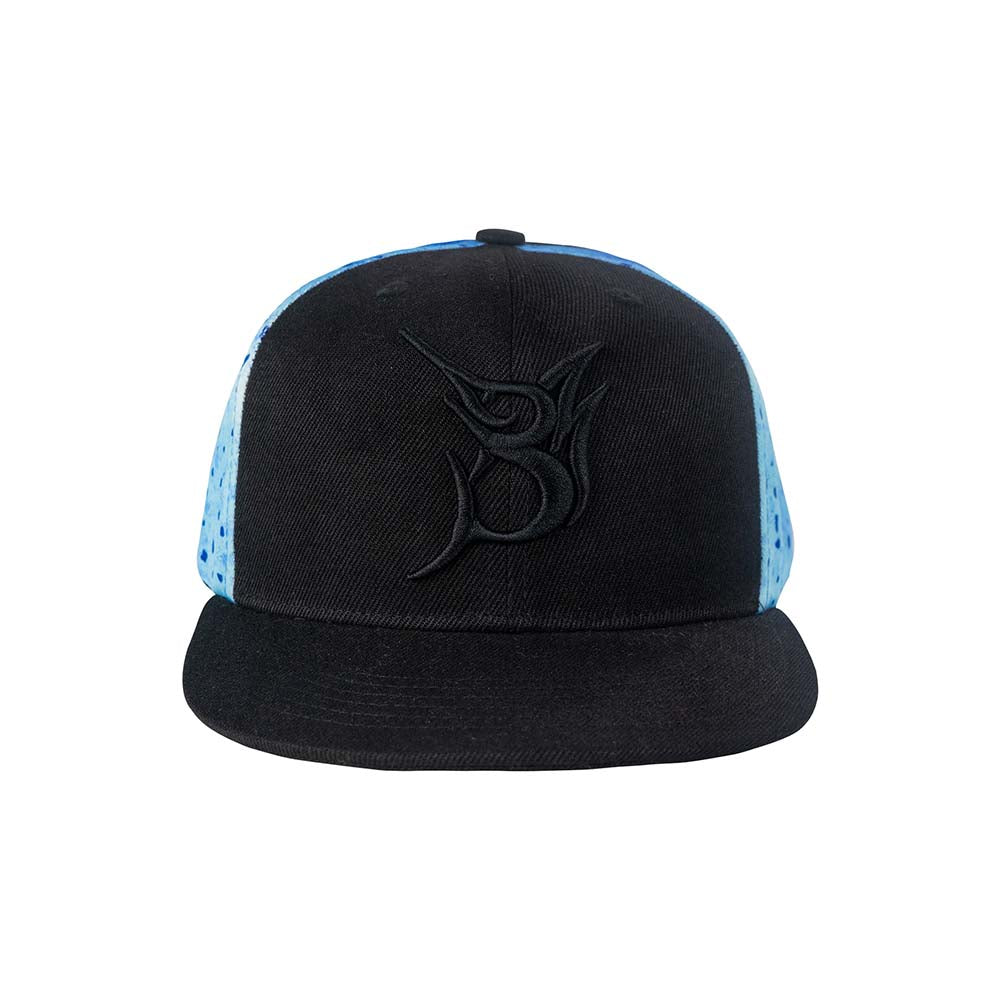 blue snapback hat