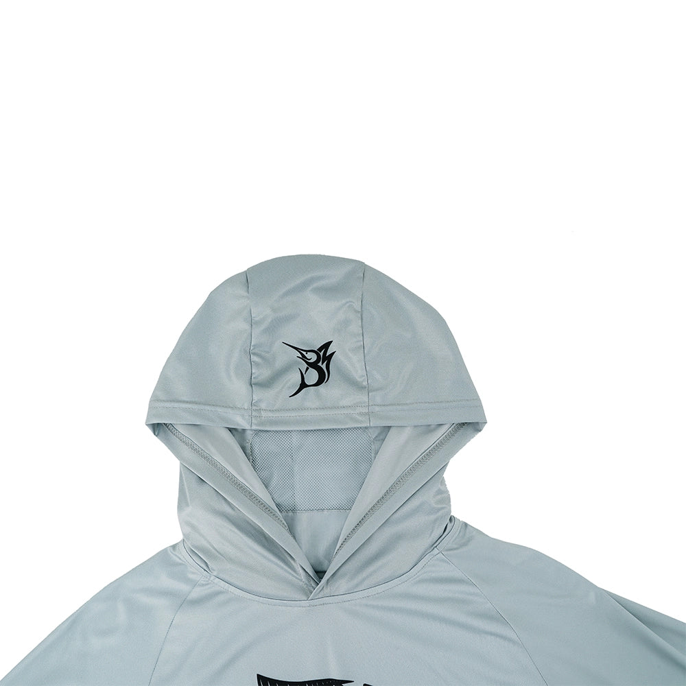 Performance Hoody With Built-in Face Mask BM Grey