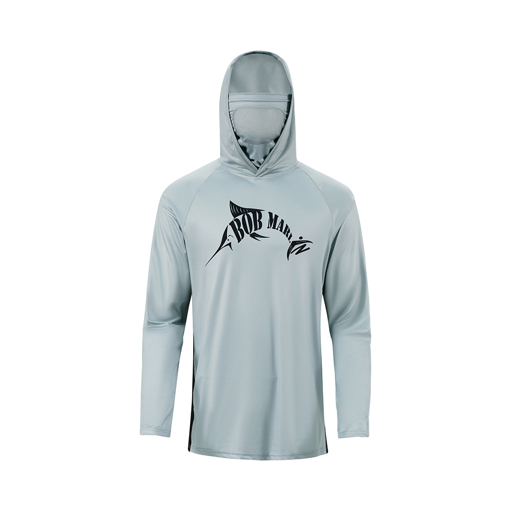 Performance Hoody With Built-in Face Mask BM Grey