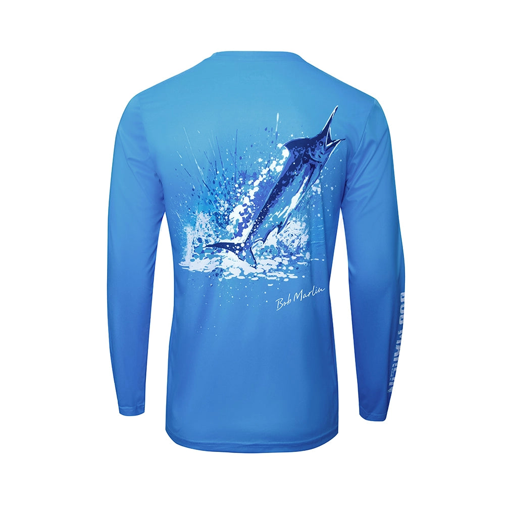 Performance Shirt Ocean Marlin Blue
