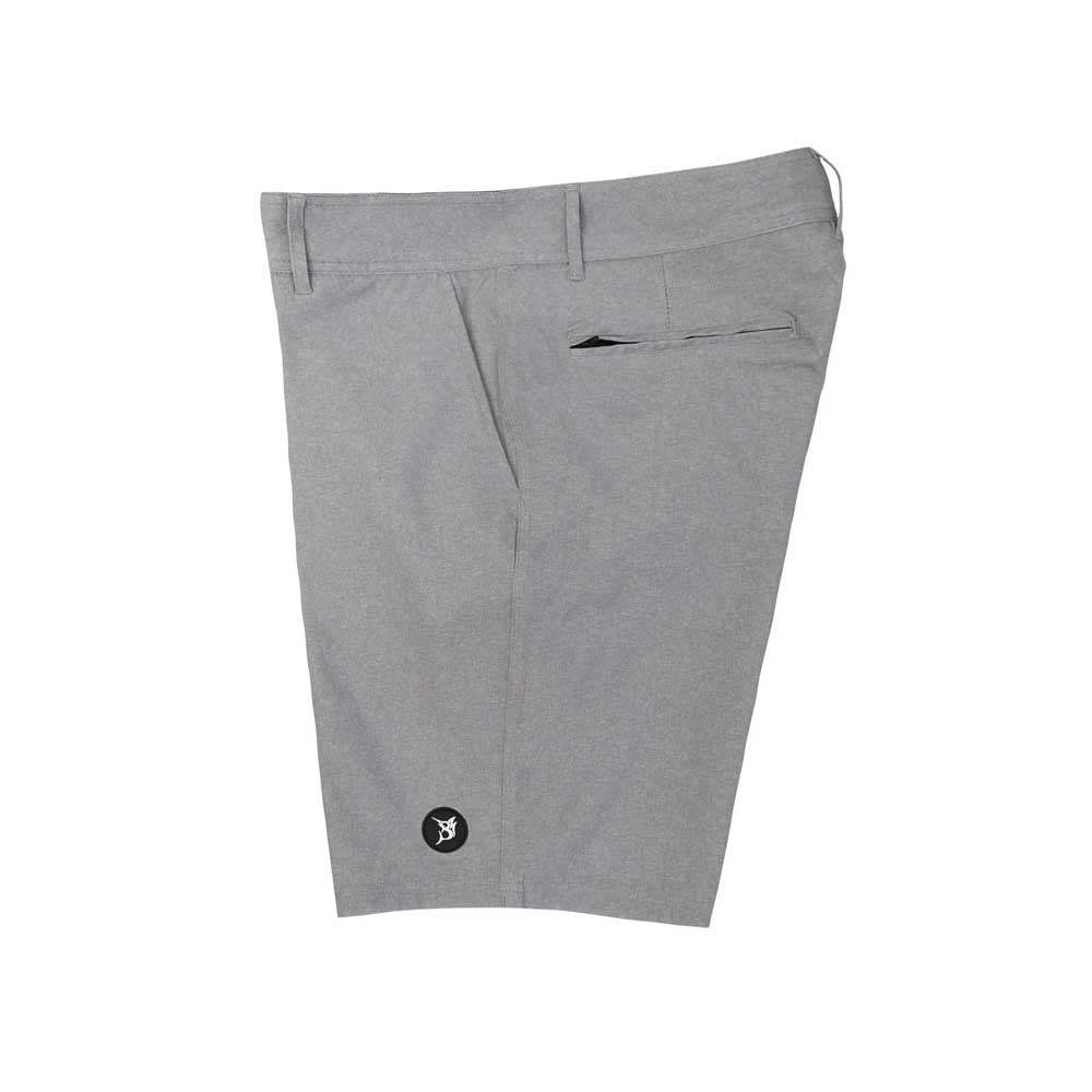 Recycled Fabric Hybrid Shorts Grey