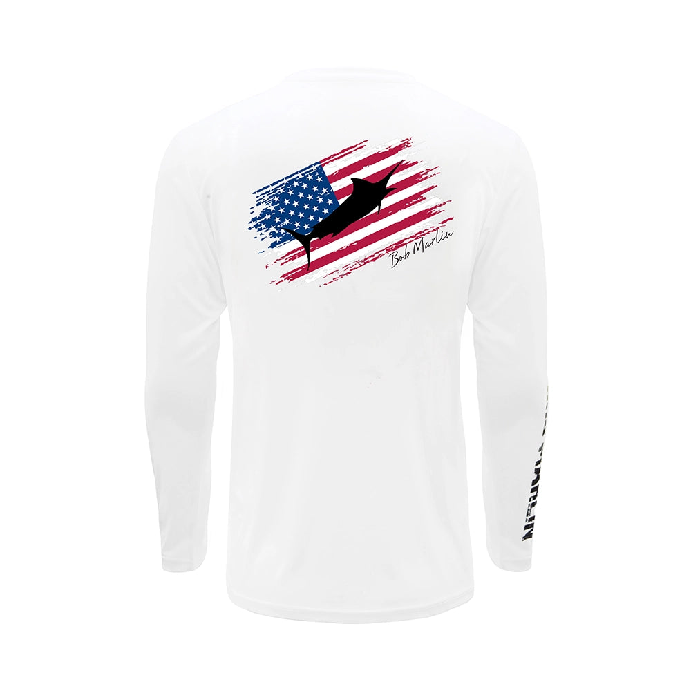 Performance Shirt USA Marlin White