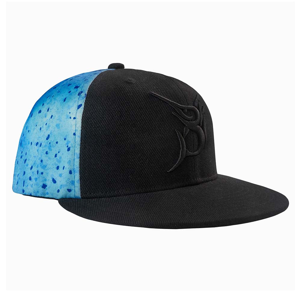Bob Marlin blue snapback