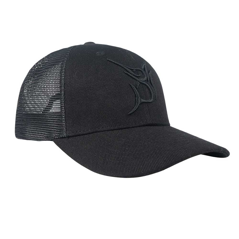 Baseball Cap Black on Black