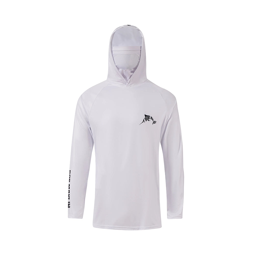 Performance Hoody With Mask Natty King White