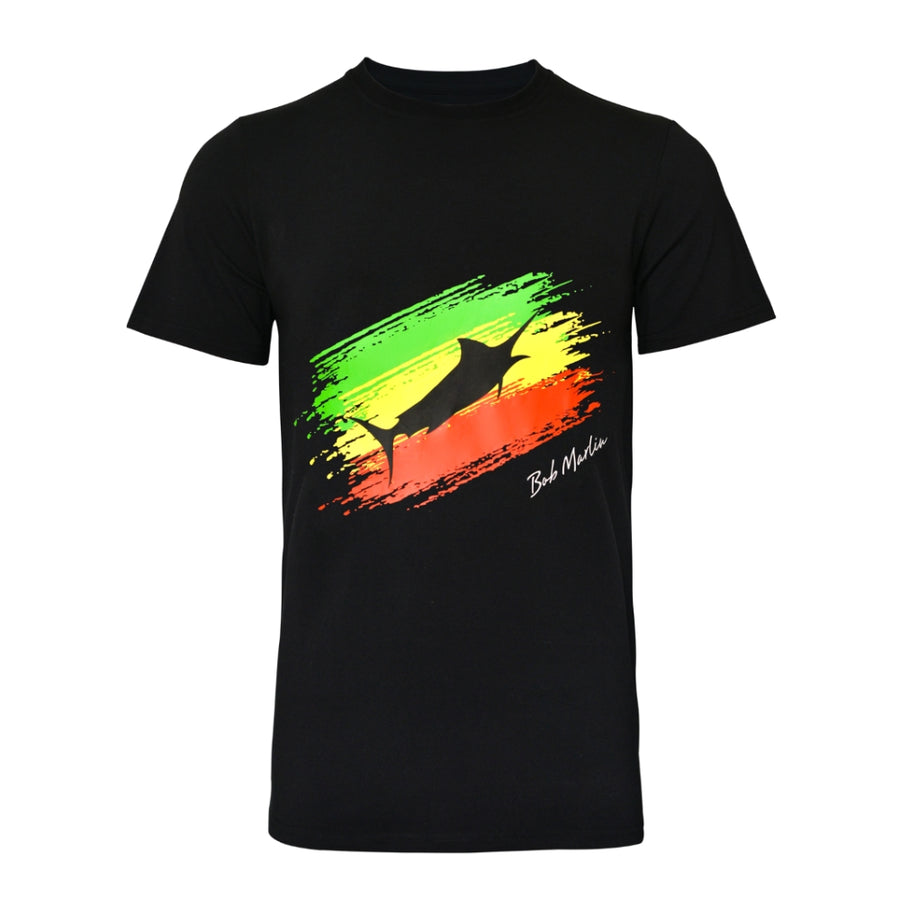 T-Shirt Rasta Flag Black