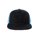 blue snapback hat