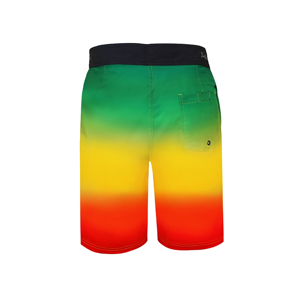 Board Shorts Rasta Flag