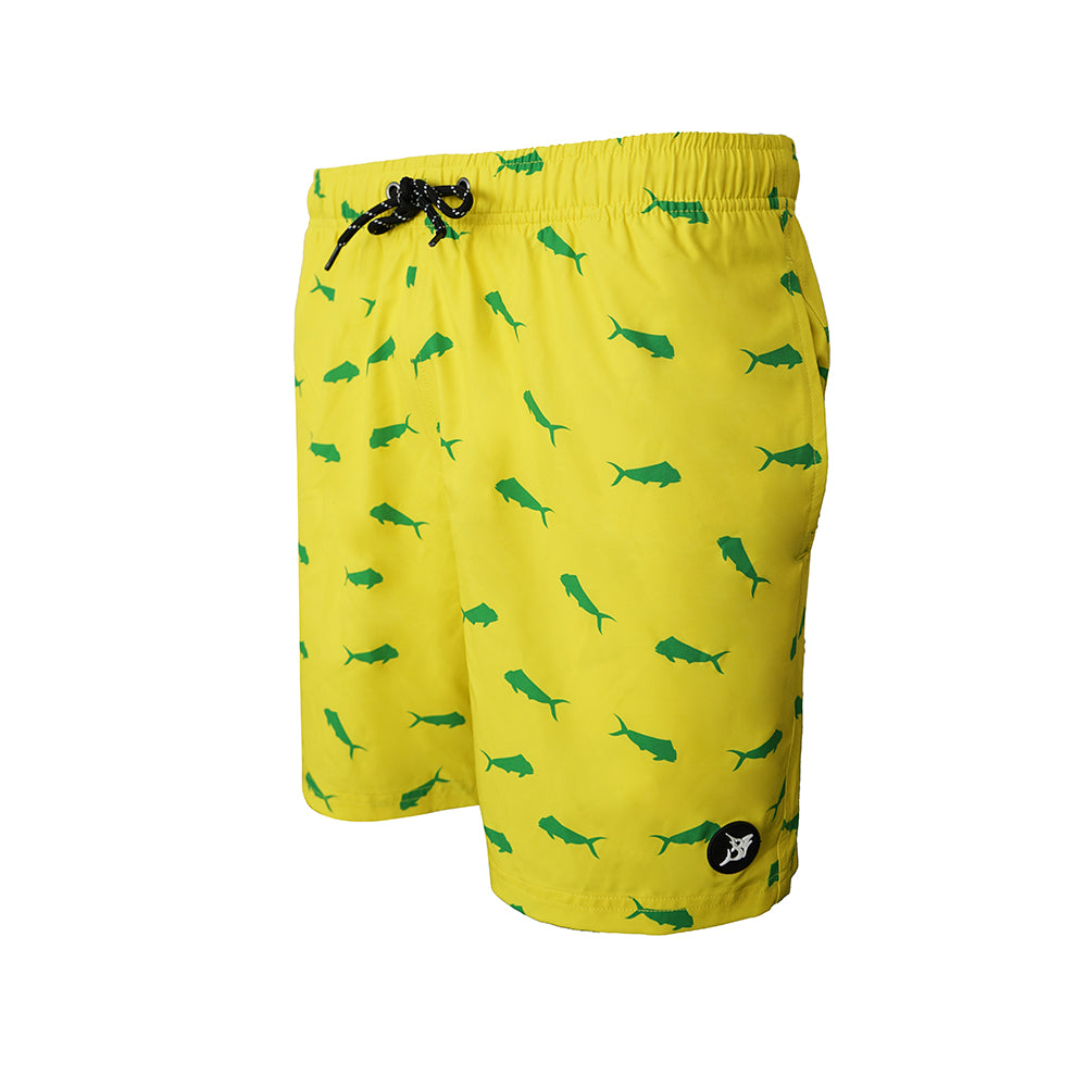 Recycled Swim Shorts Mahi Yellow