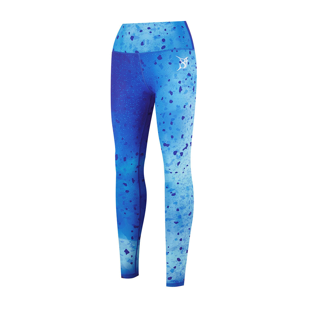 women recycled fabric leggings